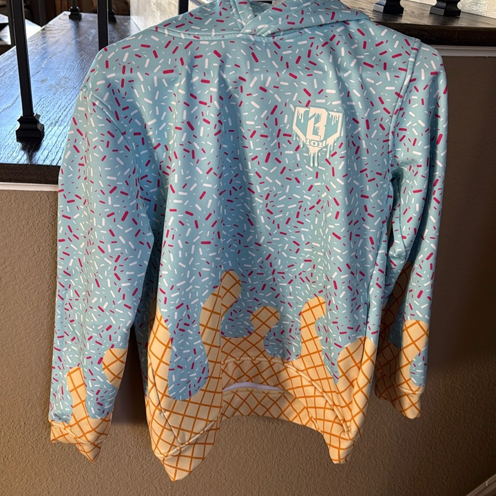 Baseball Lifestyle 101 Icecream Hoodie YXL